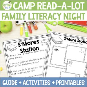Camp Readalot Family Literacy Night Materials - Editable