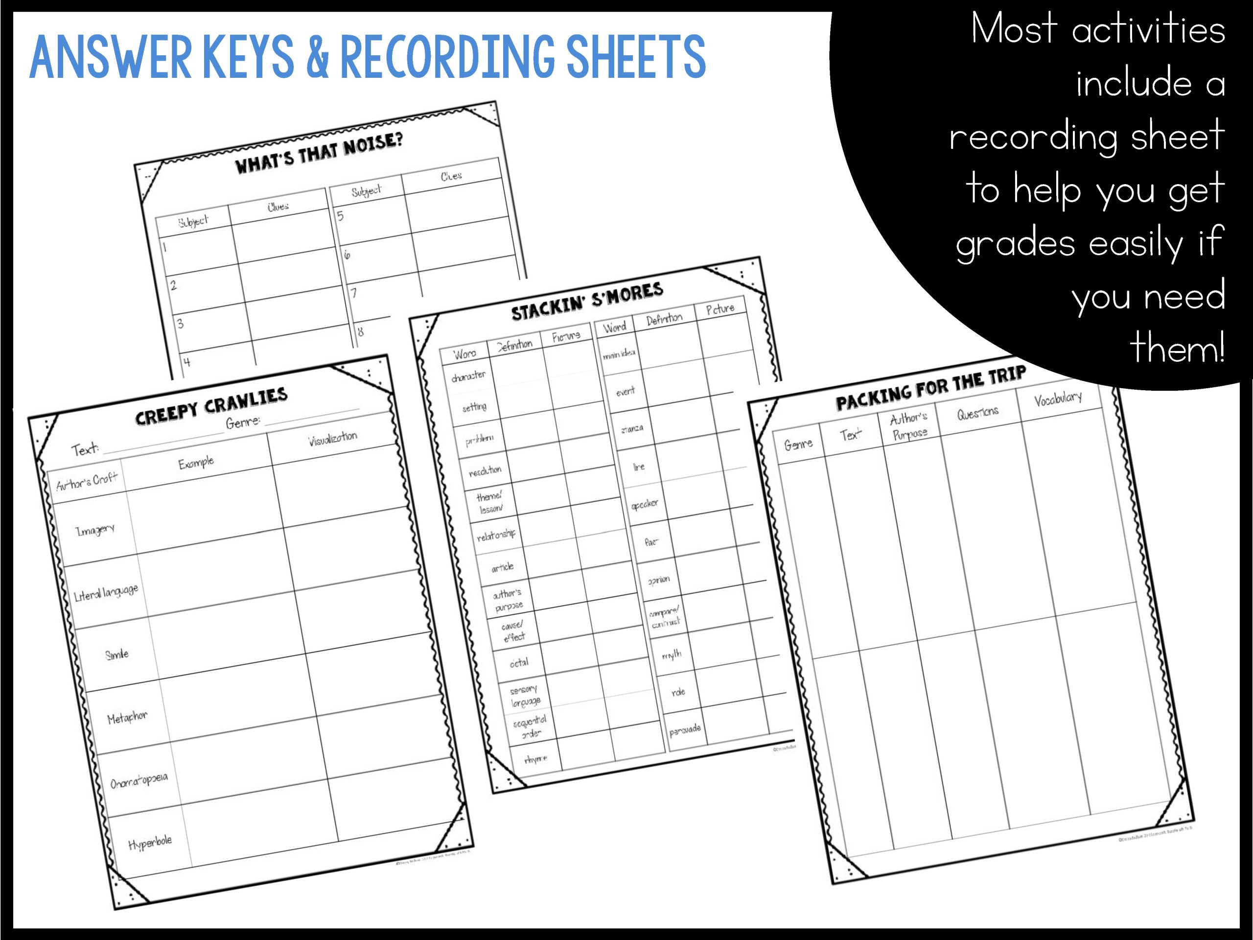 Camp Reading Ready Test Prep Bundle - Printable and Google Slides - Image 5