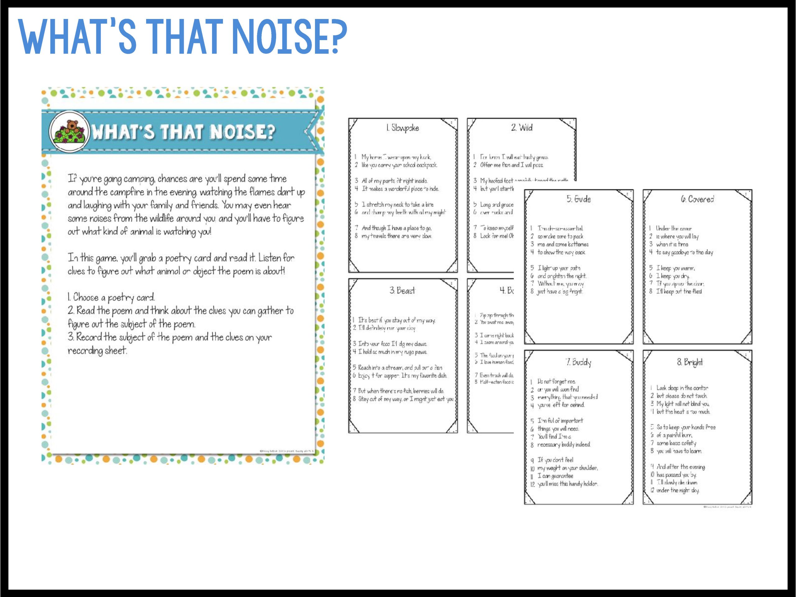 Camp Reading Ready Test Prep Bundle - Printable and Google Slides - Image 8