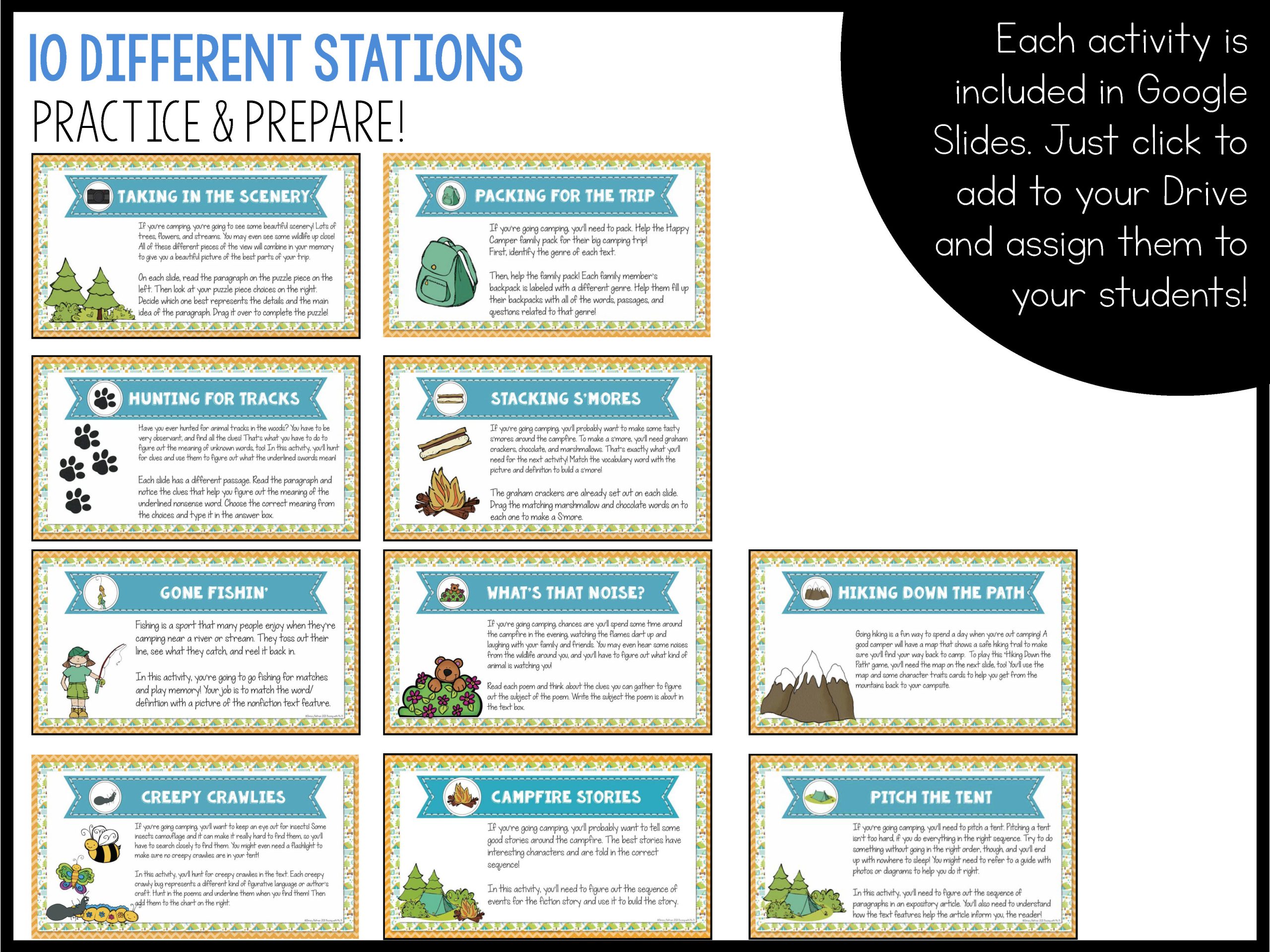 Camp Reading Ready Texas RLA Reading Test Prep & Review for Google Slides - Image 15