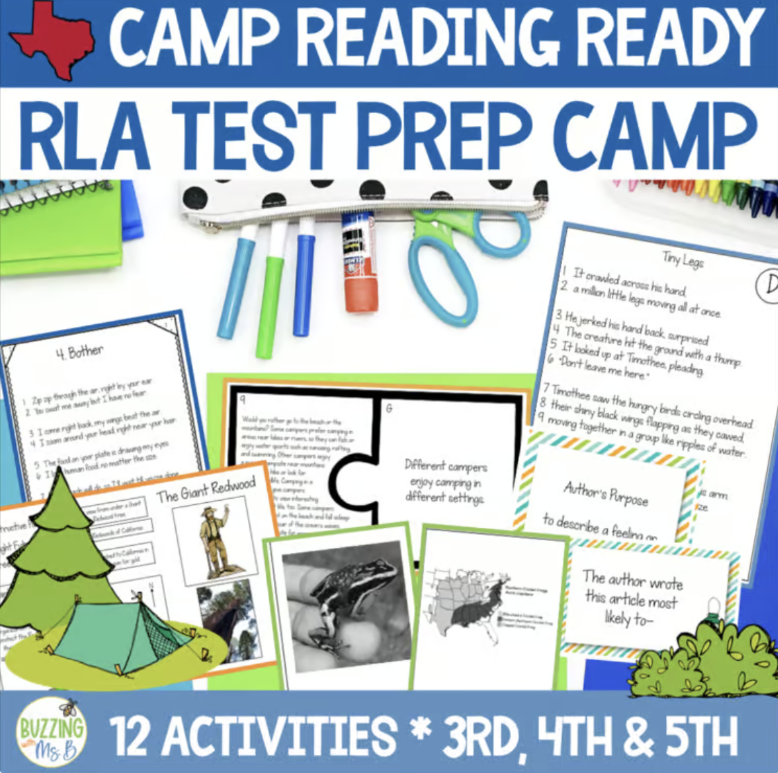 Texas RLA Reading Test Prep & Review - Camp Reading Ready