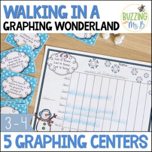 Graphing Task Cards and Activities for Winter