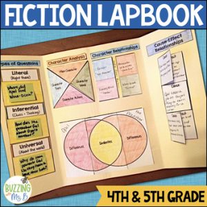 Fiction Lap Book: Folded Flapbook