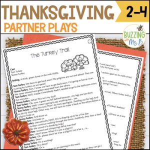 Thanksgiving Partner Plays - differentiated scripts for two readers