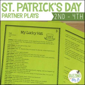 St. Patrick's Day Partner Plays - differentiated scripts for two readers