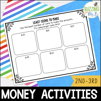 Money Activities, Printables, and Center Game