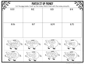 Money Activities, Printables, and Center Game - Image 3