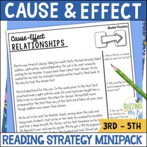 Cause and Effect Passage and Activities