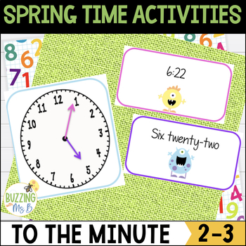 Telling Time to the Minute Center and Activities