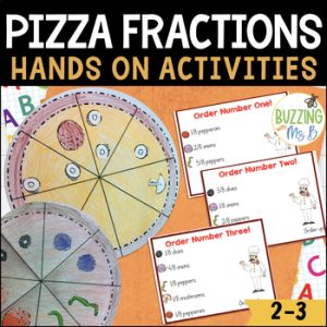 Pizza Fractions Craftivity and Activities