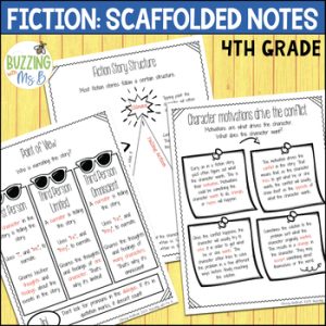 Fiction Notes for Notebooks