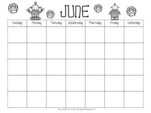 Monthly Calendar Set - Buzzing with Ms. B