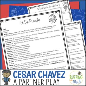 Cesar Chavez Partner Play Free Download - a script for two readers