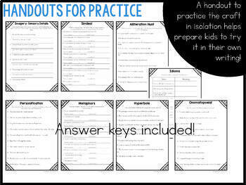 Fourth Grade Mentor Sentences for Author's Craft - TEKS aligned - Image 4