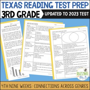 Third Grade Texas Reading Passages for Comparing Selections, unit 4