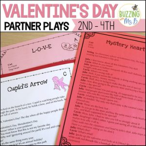Valentine's Day Partner Plays - differentiated scripts for two readers