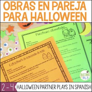 Halloween Partner Plays in Spanish - Obras en pareja para Halloween en español