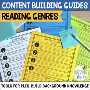 Reading Genre Content Building Guides: PLC Planning Tools