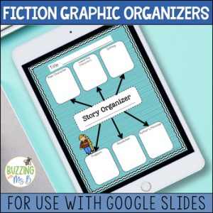 Fiction Graphic Organizers for use with Google Drive