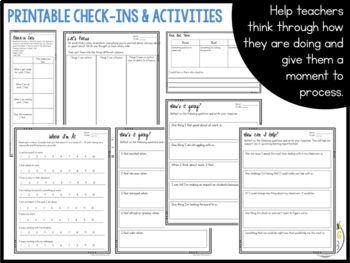 SEL Tools for Instructional Coaches & Admin to use with teachers - Image 4