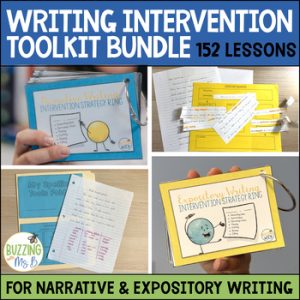 Writing Intervention Toolkit Bundle for Narrative & Expository Writing