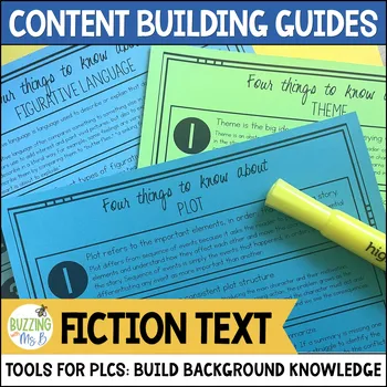 Fiction Content Building Guides: PLC Planning Tools