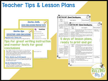 Good Conclusions Expository or Informational Writing Minilessons - Image 3