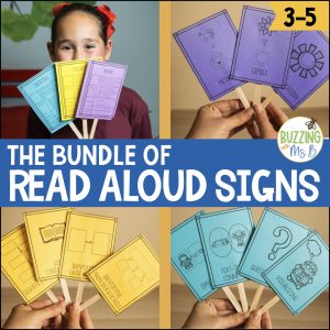 Interactive Read Aloud Signs Bundle - Reading Responses