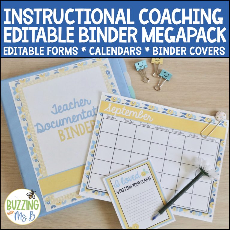 Four Back to School Tasks for New Instructional Coaches - Buzzing with ...