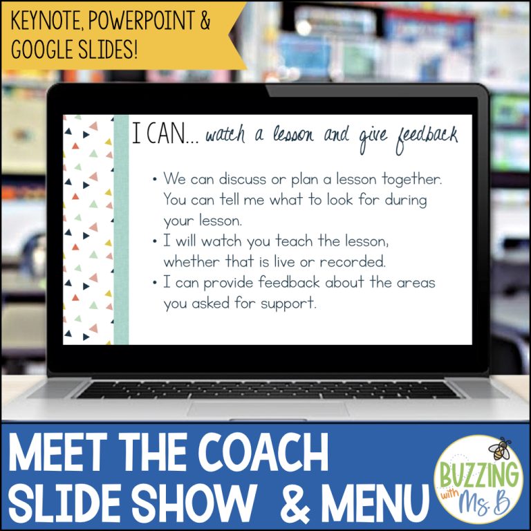 Four Back to School Tasks for New Instructional Coaches - Buzzing with ...