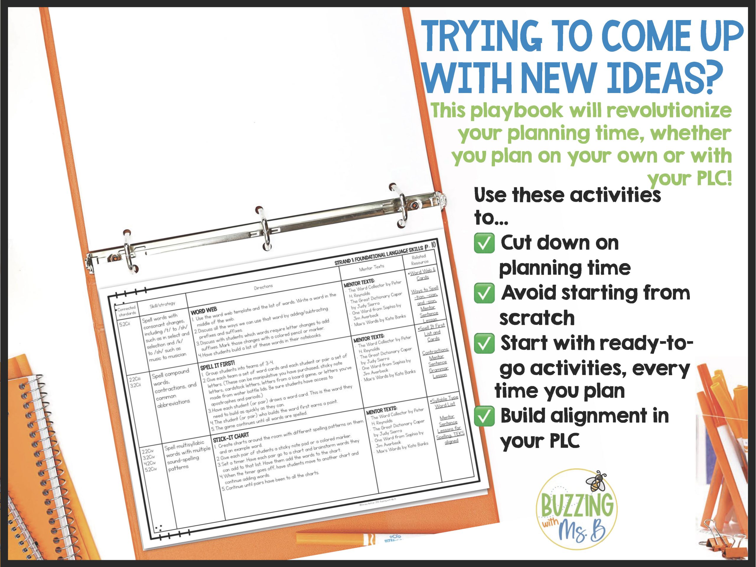 ELA Activities Playbook: Lessons, and Downloads for every TEKS 2-5 - Image 5