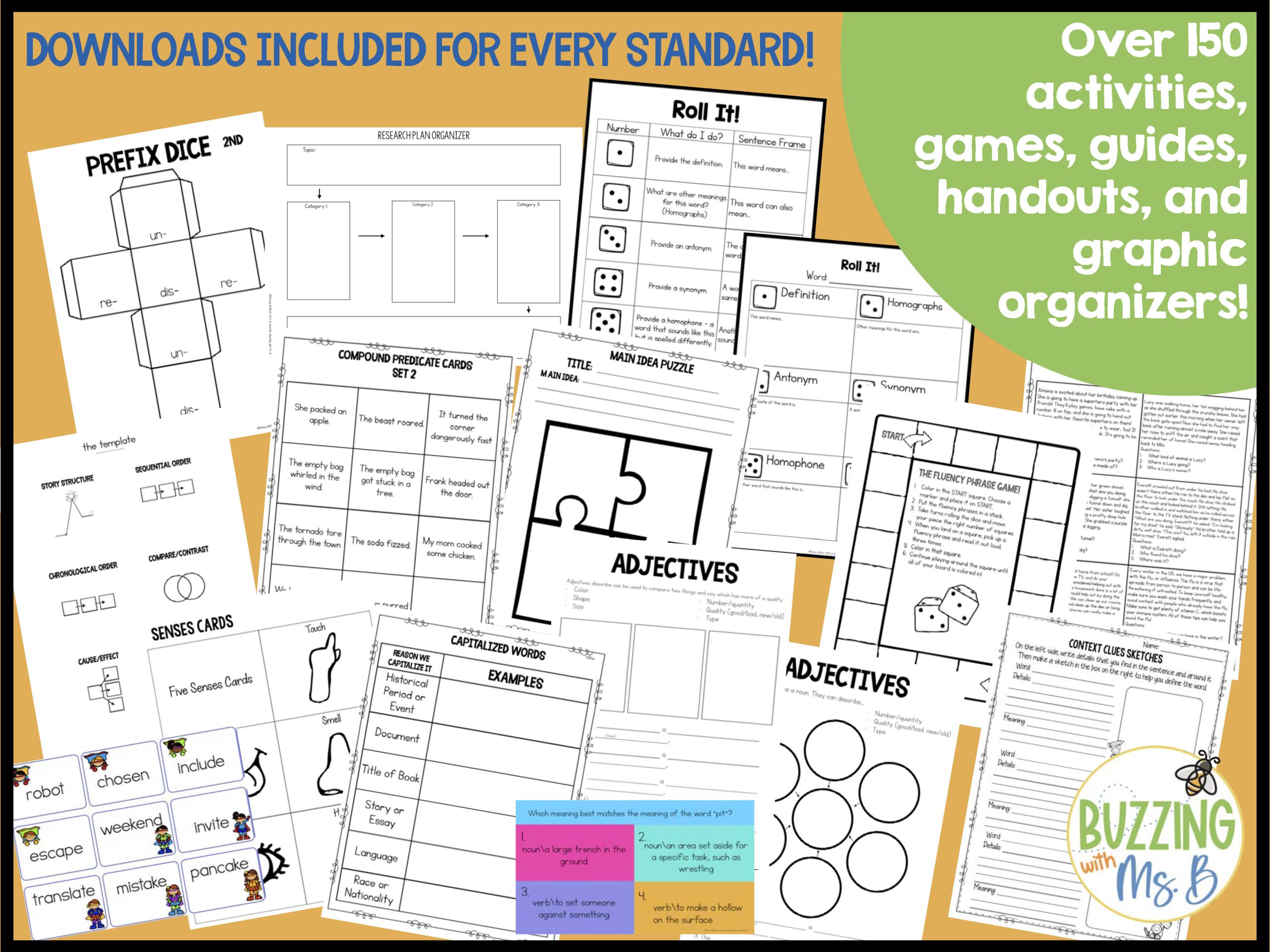 ELA Activities Playbook: Lessons, and Downloads for every TEKS 2-5 - Image 6