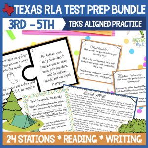 Texas RLA Reading & Writing Test Prep Camp Bundle