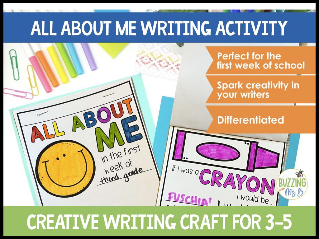 Back to School Writing Activities Bundle - First Week of School - All ...