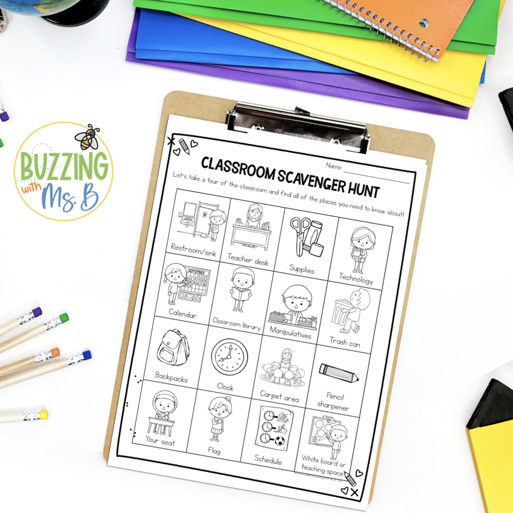 Classroom Scavenger Hunt