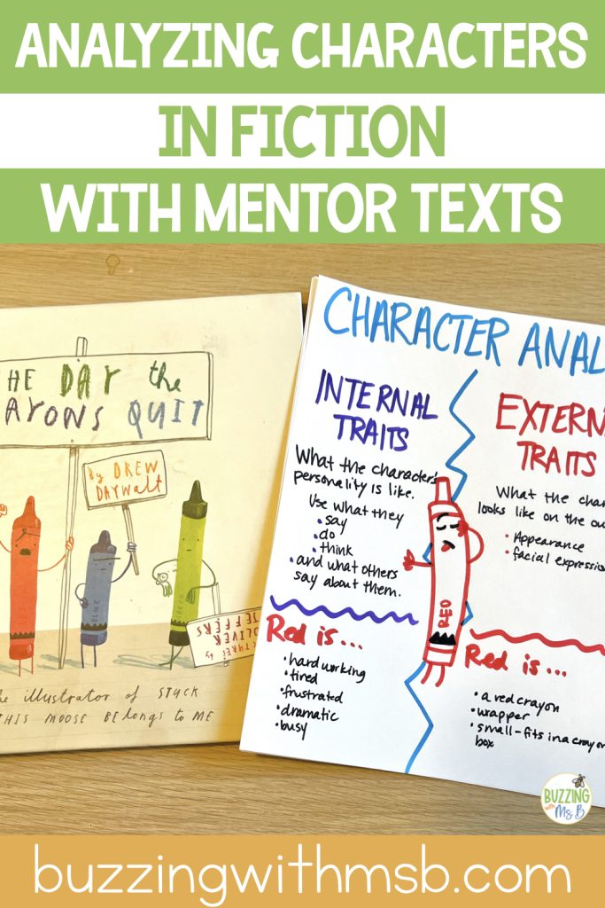 analyze characters with mentor texts