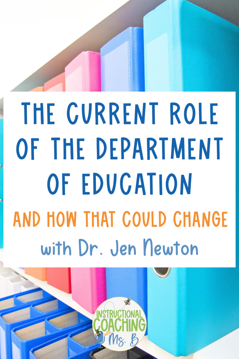The Current Role of the Department of Education and How That Could Change with Dr. Jen Newton, ep. 216