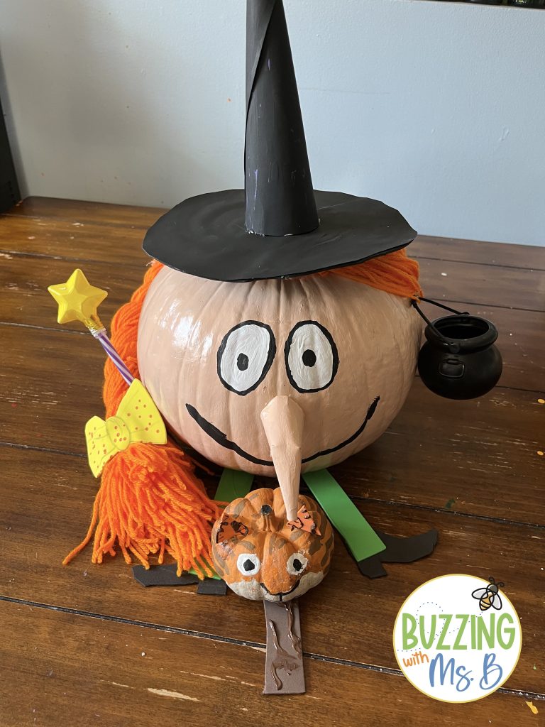 Disguise a pumpkin book project