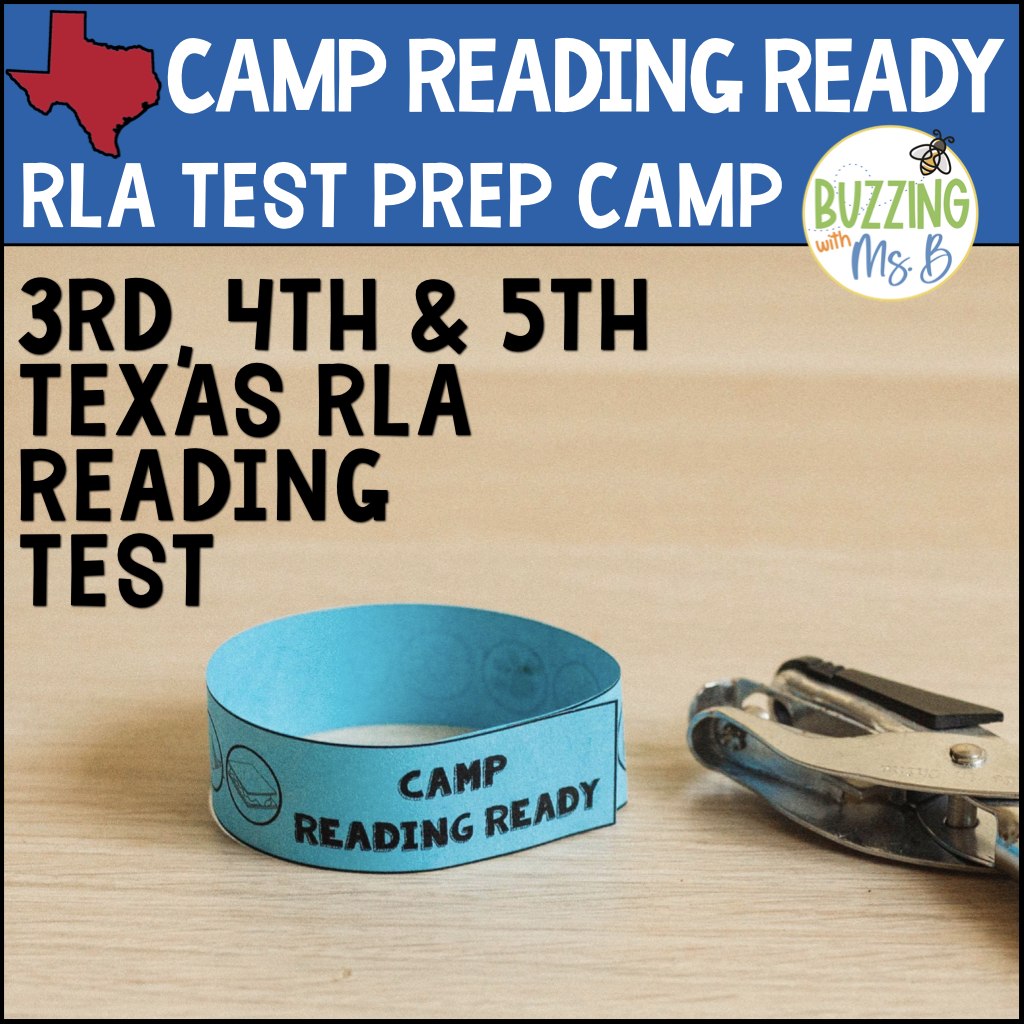 Texas reading test prep activity pack