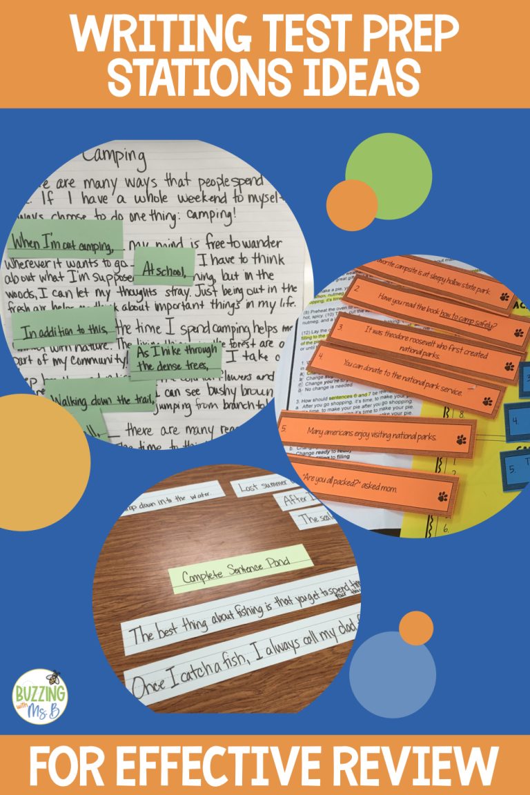 Writing Test Prep Stations That Make Review Engaging & Effective!