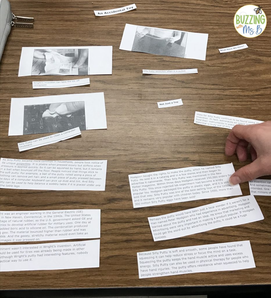 cut up and rebuild an article