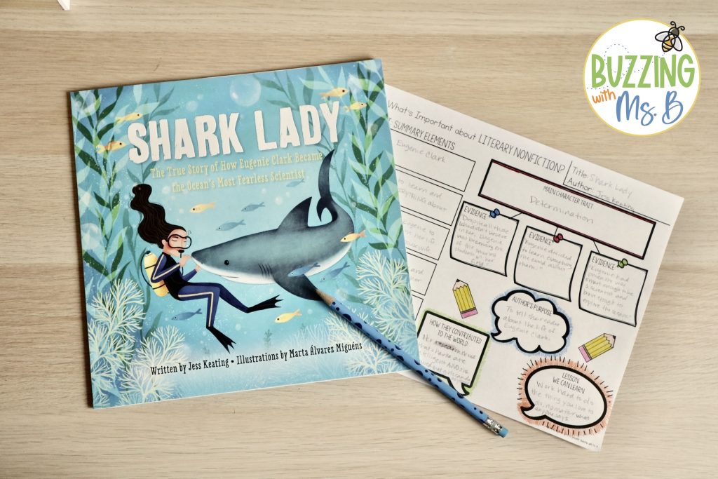 Literary Nonfiction One Page Graphic Organizer