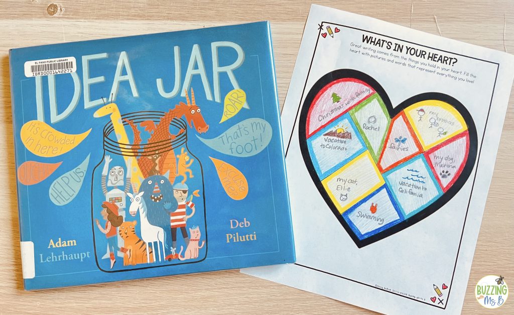 The Idea Jar Book Activity