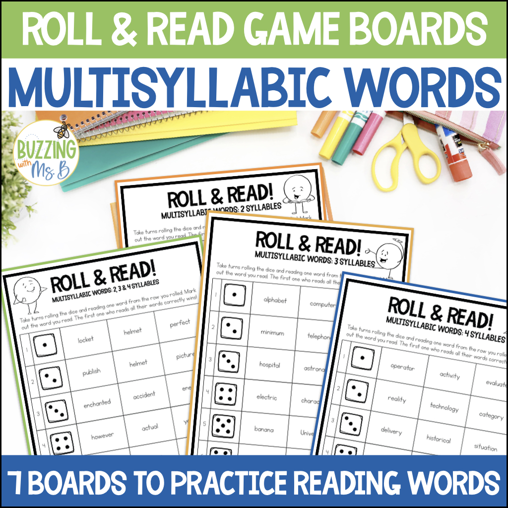 Multisyllabic Words Game