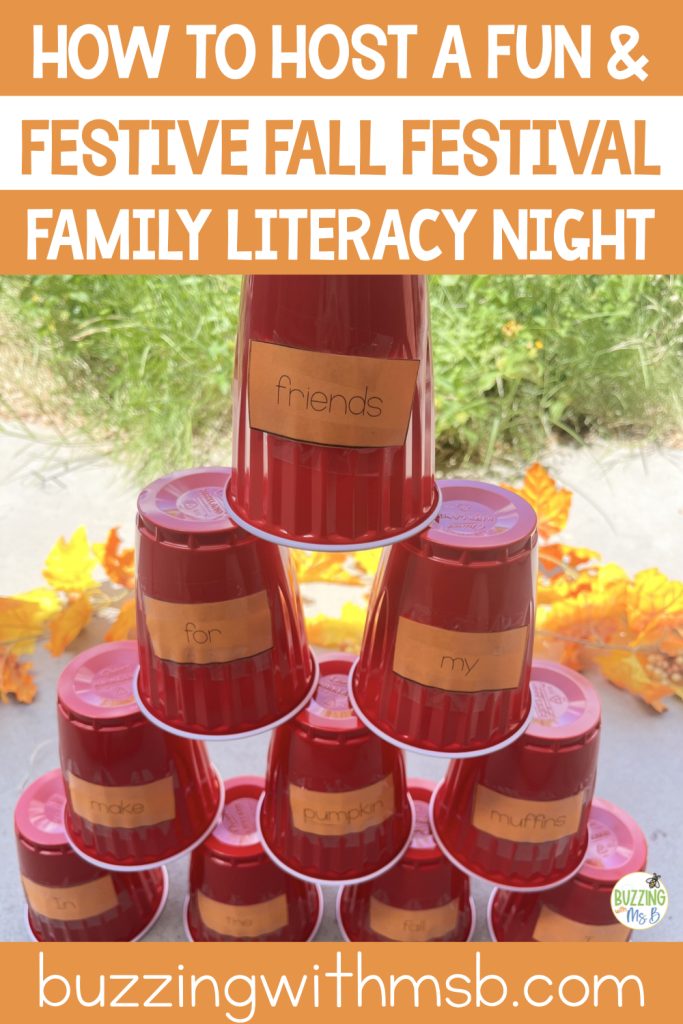 Fall Family Literacy Night Activity Ideas