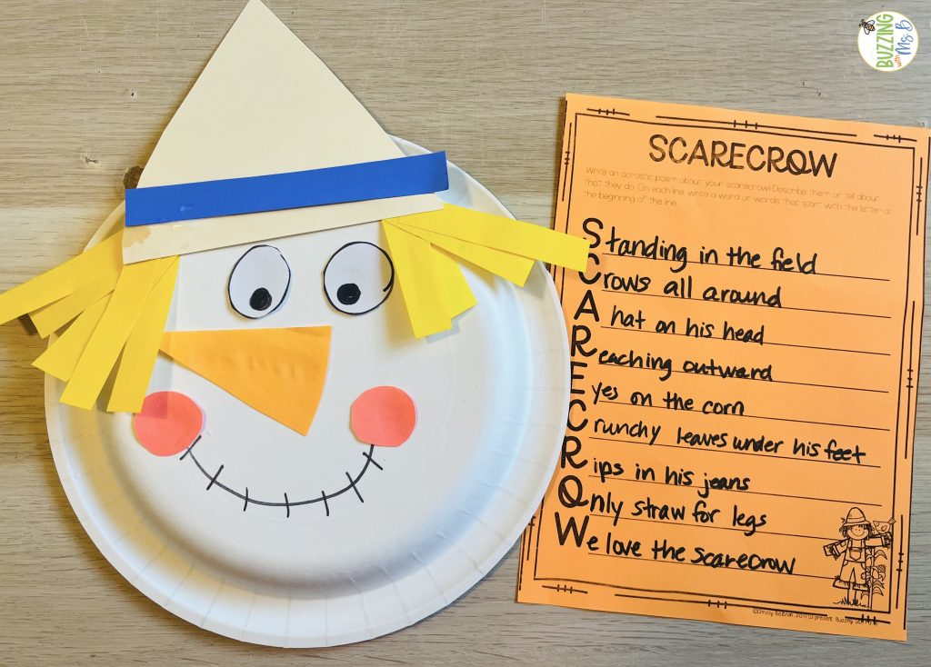 Fall Family Literacy Night Scarecrow Activity