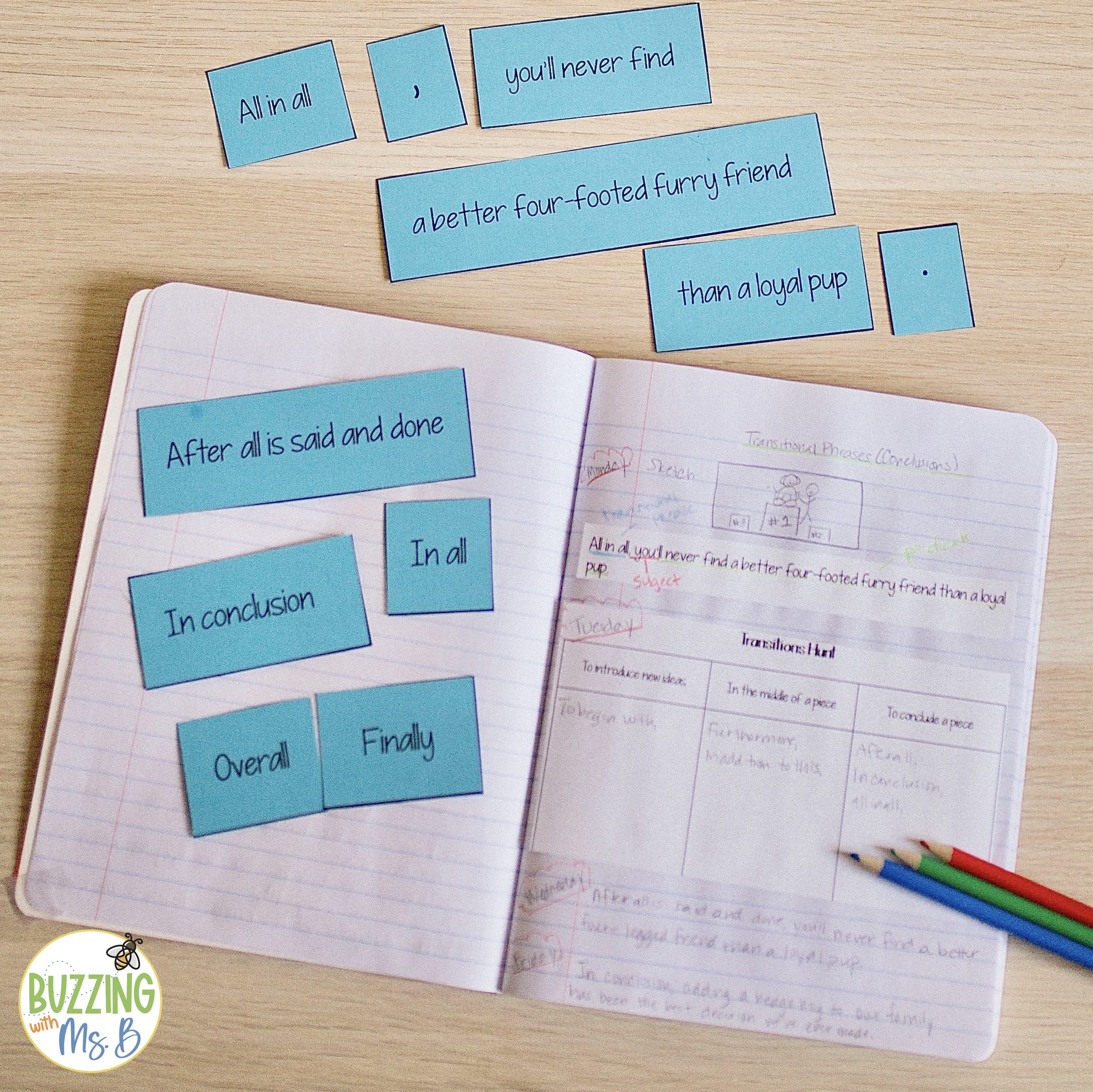 grammar mentor sentences