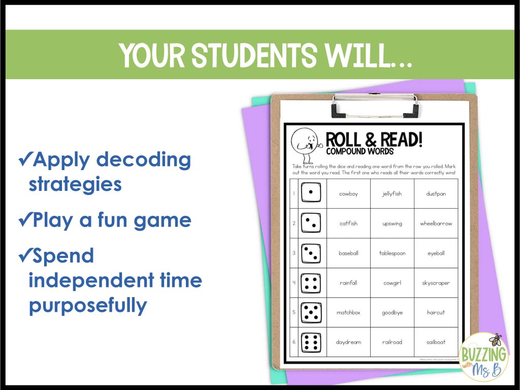 Roll and Read Activity