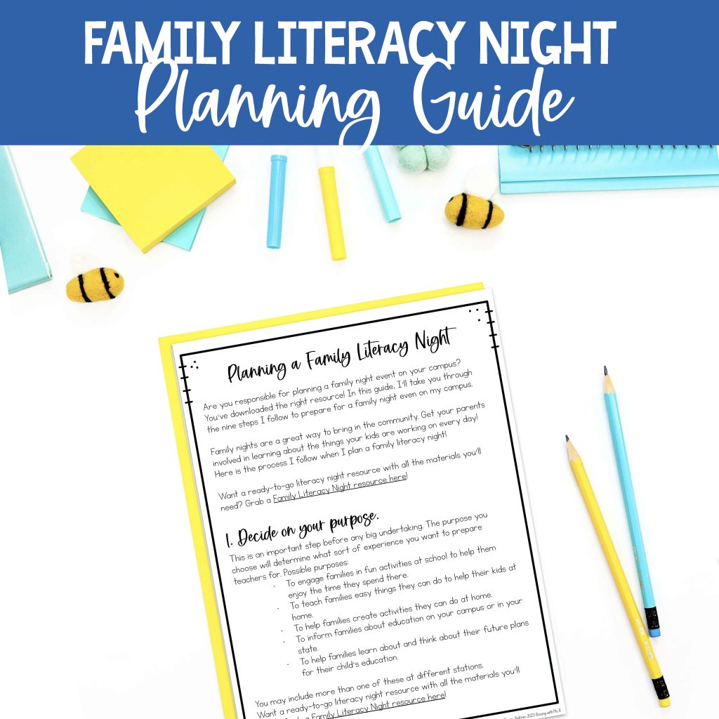 Family Literacy Night Planning Guide