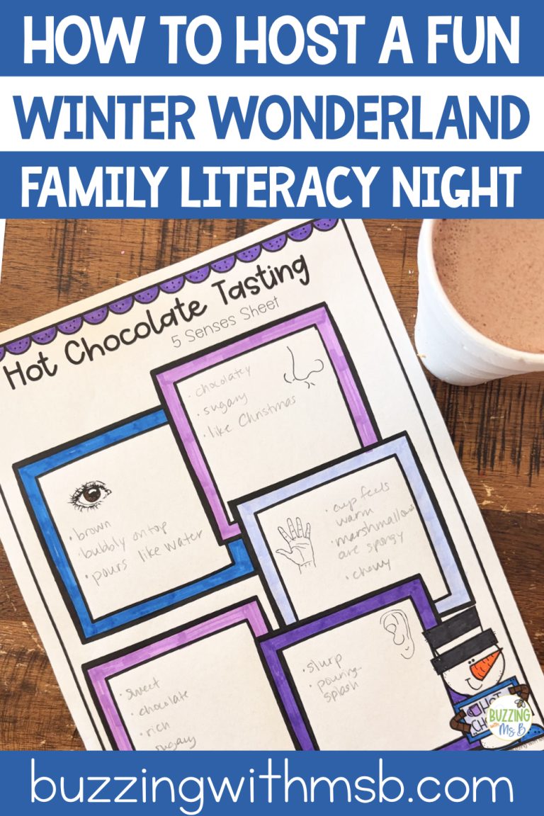 How to Host a Learning in a Winter Wonderland Family Literacy Night